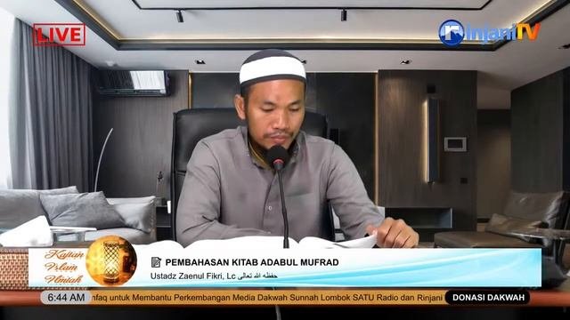 ? PEMBAHASAN KITAB ADABUL MUFRAD - ? Ustadz Zaenul Fikri Lc حفظه الله تعالى