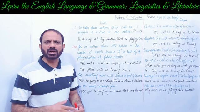Future Continuous Tense /English Grammar