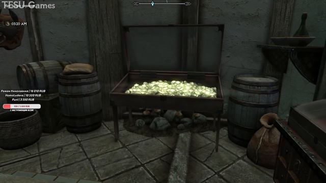 Что Будет Если 500 Бриллиантов Положить в Витрину? Skyrim Anniversary