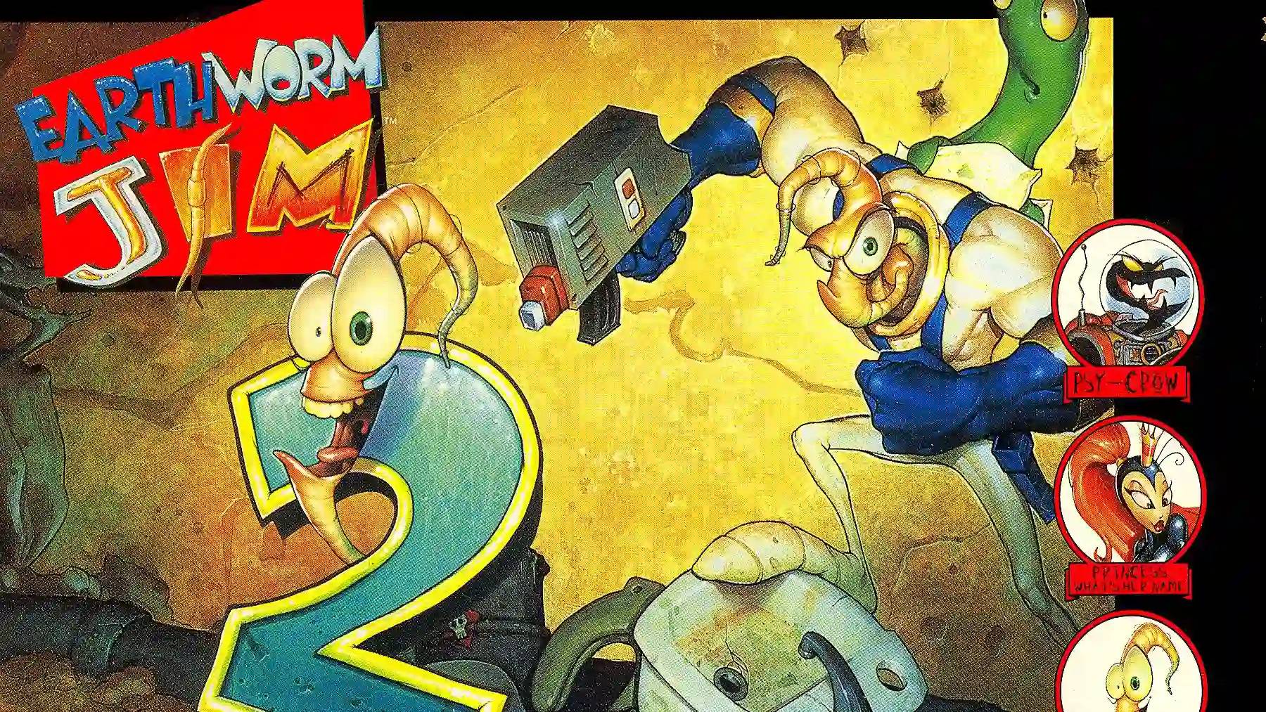 Earthworm Jim 2 - Sega Mega Drive (Genesis) - Полное прохождение (Longplay)