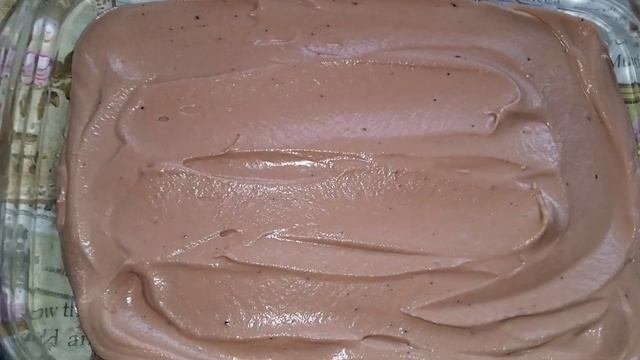 Шоколадное мороженое  с вафлей Chocolate ice cream with waffle