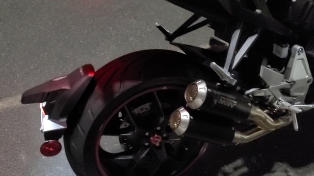 2019 Honda CB1000R with Black Widow Headers and MIVV Dual MK3s Sound Test
