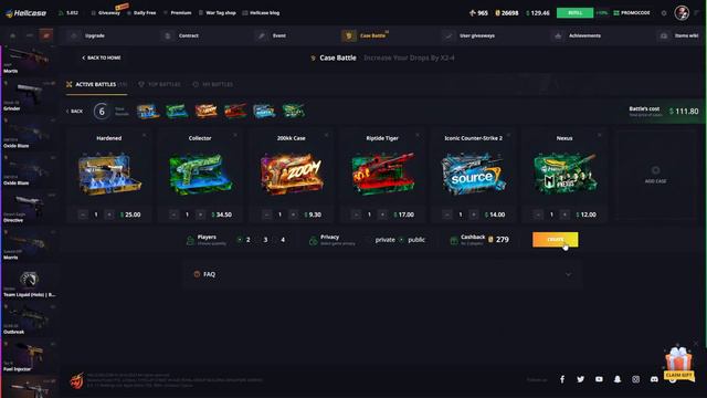 HELLCASE'DE TEK KASADA 600$ KAR ETTİK GÖZLERİNİZE İNANAMAYACAKSINIZ !😱  PROMO CODE