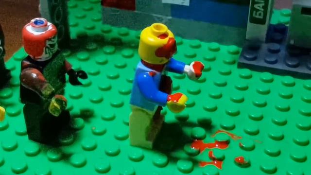 лего зомби апокалипсис тест анимации(это моë одно из самых старых видио так что не судите строго!)