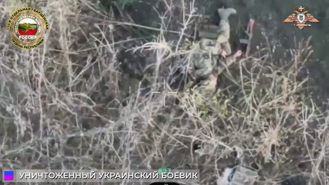 ‼️🇷🇺💥 110 бригада бьет украинских боевиков в районе Красногоровки !!!