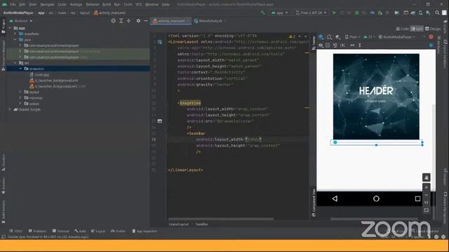 Uni Kaksha Guru Class | Media Player App with Kotlin