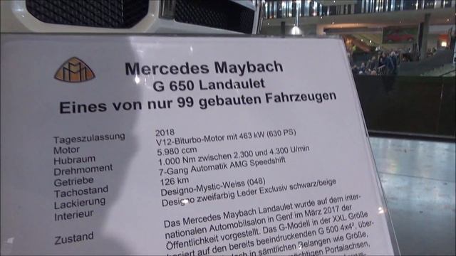 Mercedes-Benz G650 Maybach Landaulet (W463) - Retro Classics 2020 - Stuttgart
