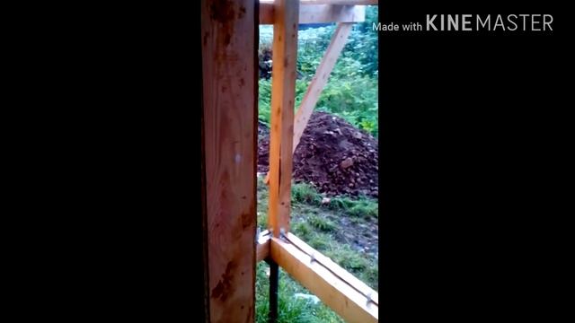 Строительство дома из СИП панелей. Крыша))