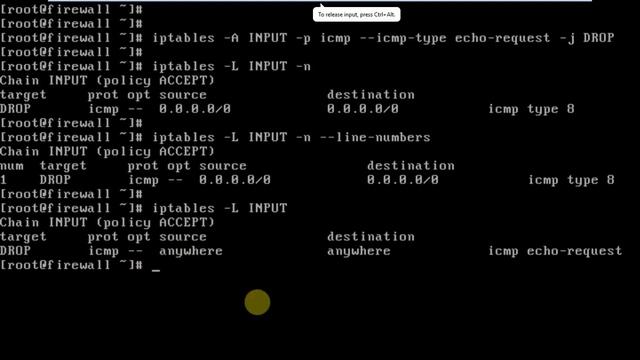 32 How to Block Ping (ICMP) Request using Iptables Firewall Demo | Mastering Iptables Firewall