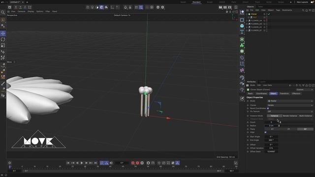 C4D 2023 Tutorial: How to Create a Modern Flower Vase in Cinema 4D