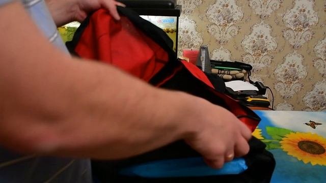 Распаковка и обзор посылок из Китая #94. ROSWHEEL 60L MTB велосипедная багажная сумка.
