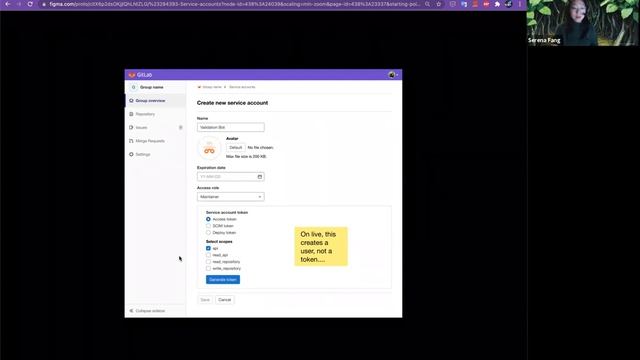 Manage::Access: Service accounts and tokens technical discussion.