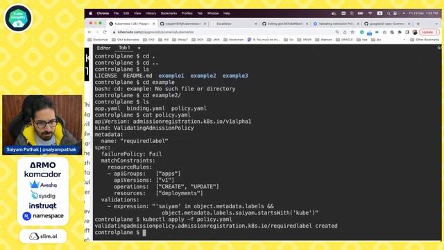Kubernetes Validating Admission Policy - 1.26 alpha feature