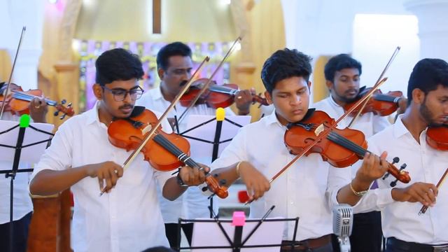 இரத்தம் காயம் குத்தும்|violin cover song O Sacred head wounded| St. Mark's church, Christianagaram