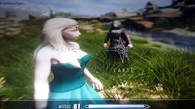 SKYRIM MOD GRASS FIELD SE   AND ASHARA ROMANTIC OUTFIT AND MUSIC JOHN DOWLAND