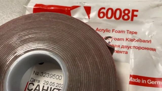 Обзор на двухсторонний скотч 3M™ GT6008F.