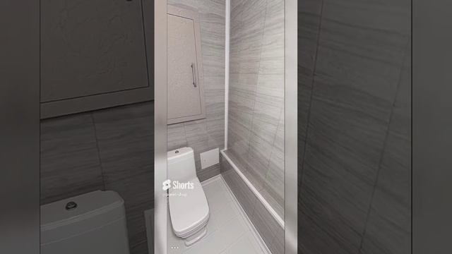 14.🚽Бюджетный ремонт туалета из ПВХ панелей👀 Отделка Туалета.