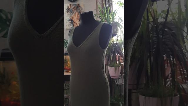 ?Майка из Alize Diva спицами.