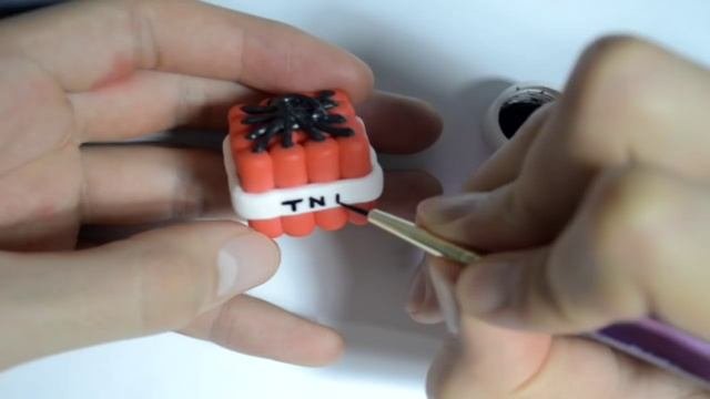 Minecraft  TNT Tutorial  Plasticina  Porcelana fria  Polymer clay