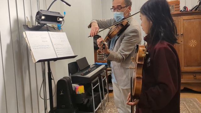 Arpeggio three octaves commencing on G