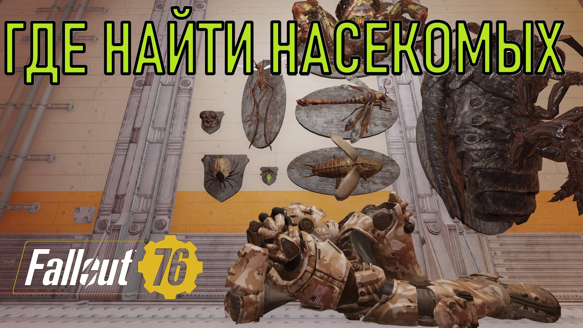 Fallout 76 Где найти насекомых
