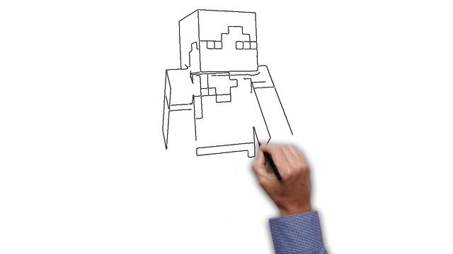 Minecraft Alex nasıl çizilir - Minecraft Alex çizimi