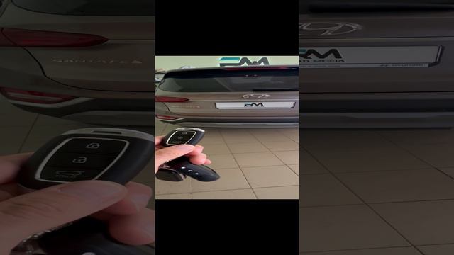 Hyundai Santa Fe 2019 установка электропривода багажника