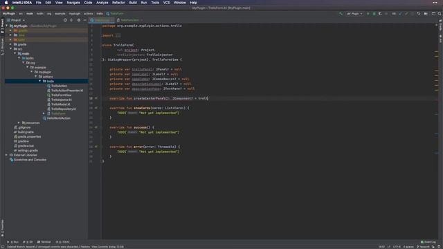 Building a plugin for Android Studio #6: Creating the UI