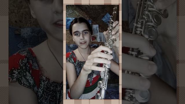 Как сыграть ноту "ми" первой октавы на флейте!? ☺