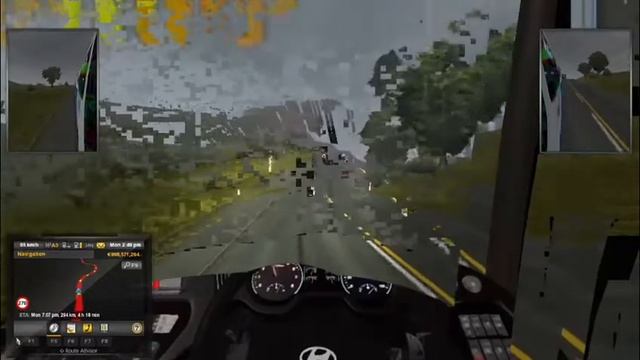 Rangpur To Siliguri (V6) - Eagle Hyundai Universe - ETS 2 - A Long Trip
