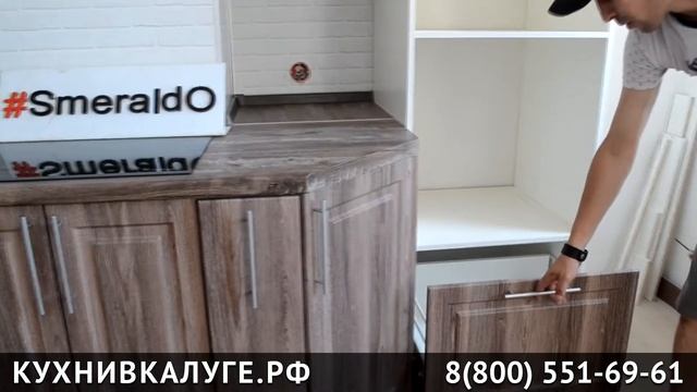 Недорогая кухня по размерам заказчика.