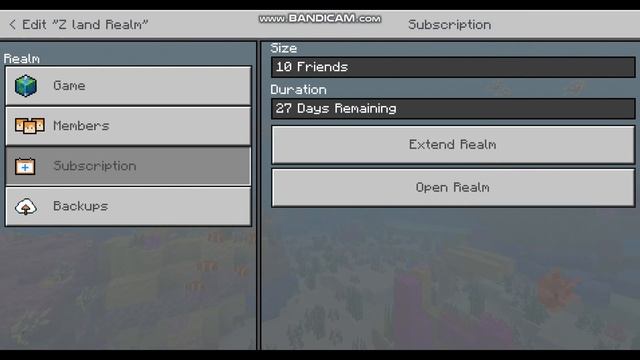 how to cancel minecraft realms