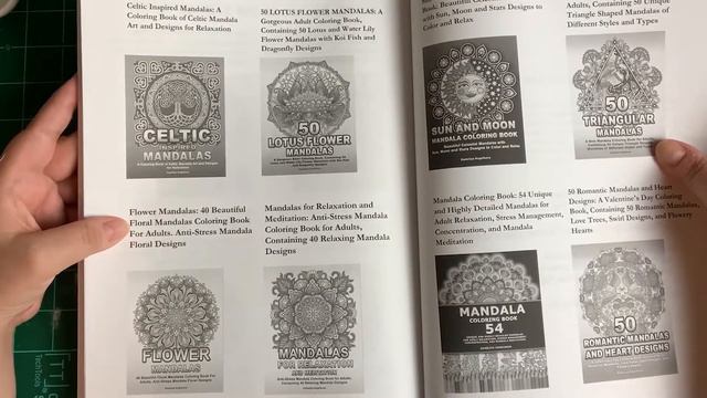 Kameliya Angelkova Adult Coloring book Flip Thru/50 Graceful Unicorns/50 Marvelous Dragons