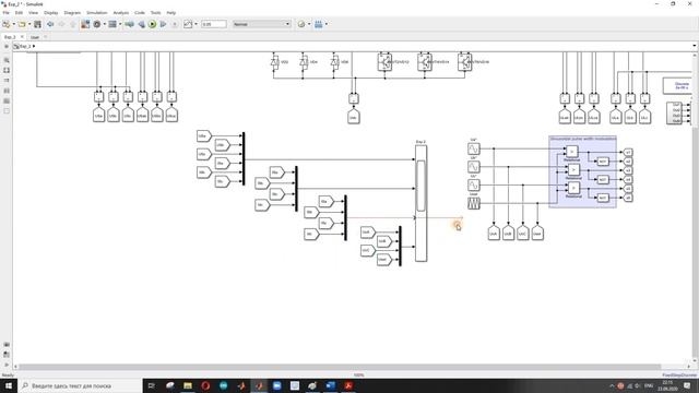 Exp # 2/15, MatLab, Drive system, Frequency converter, Six-pulse rectifier, Two-level inverter, PWM
