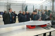 Р. Н. Минниханов, глава Татарстана посетил производство БПЛА компании Альбатрос