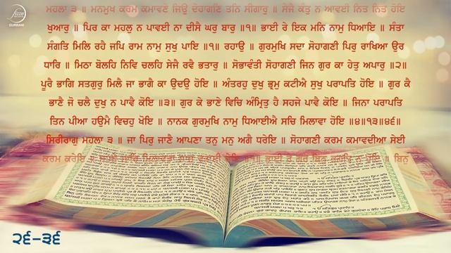 Sehaj Path Ang 26 To 36 | Bhai Sarwan Singh | Fizza Records Gurbani