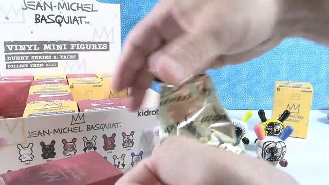 Kidrobot Jean Michel Basquiat Series 2 Faces Dunny Vinyl Figure Unboxing  PSToyReviews