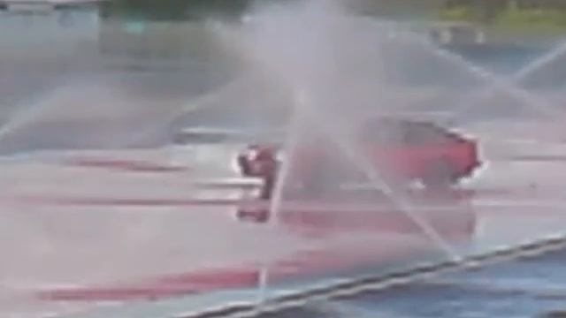 Manta on Skid Pan A-Team