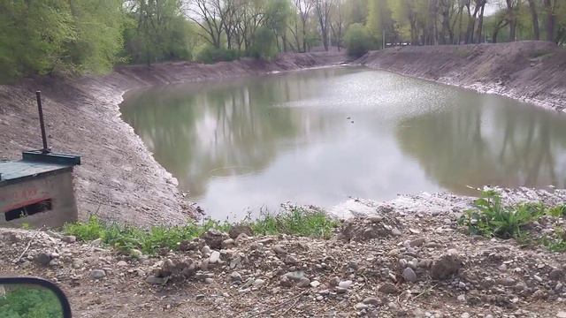 202 почистили отстойник на Ессентукском озере.