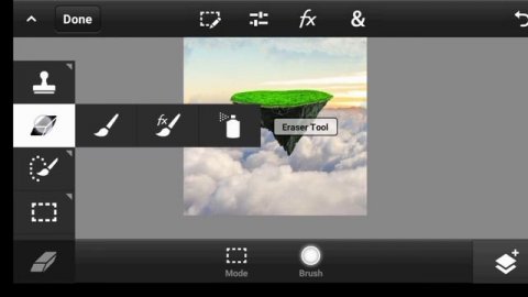 The Floating building photo manipulation tutorial in PS Touch | PS CC 2019