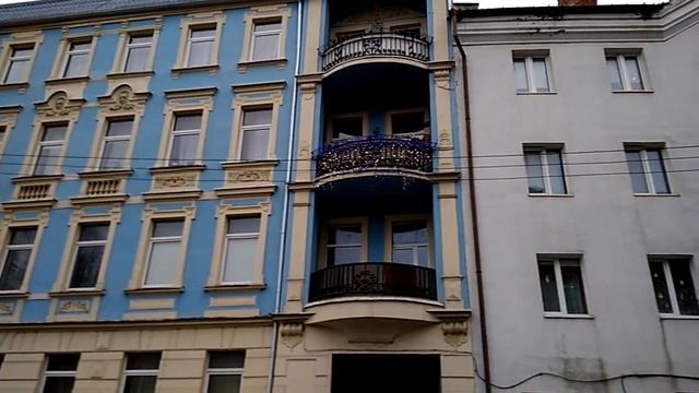 Старые и новые фасады в Черняховске 20.12.2020  Alte und neue Häuserfassaden in Insterburg
