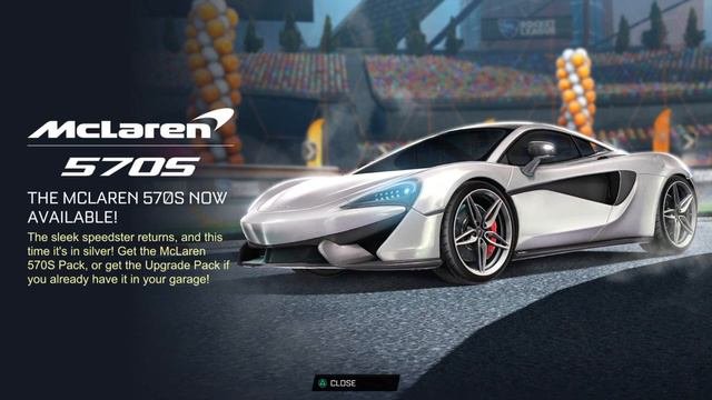 THE MCLAREN 570S NOW AVAILABLE!  Rocket League Item Shop