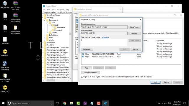 Replace the Power shell with command prompt in windows explorer