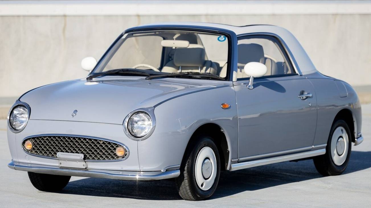 ОБЗОР : Nissan Figaro это сумасшедший японский маленький ретро кабриолет.