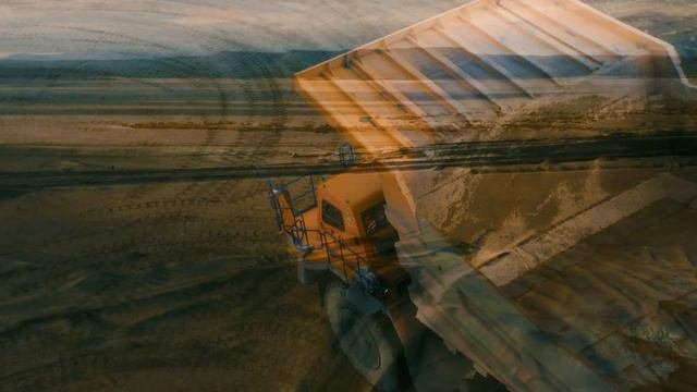 Белаз Оленегорск  Россия с квадрокоптера