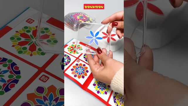 Настольная логическая игра-головоломка "МОЙ КАЛЕЙДОСКОП. ЦВЕТНЫЕ УЗОРЫ" БондиЛогика #bondibon
