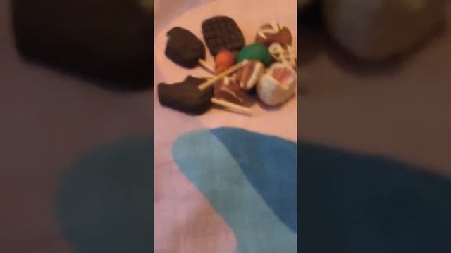 Всё что я зделала из массы для лепки