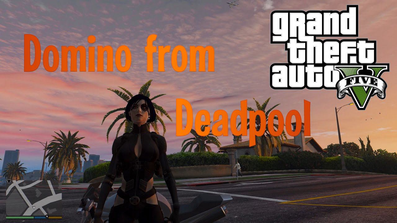 Domino from Deadpool mod GTA 5 - mod installation and review