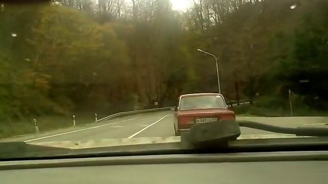 Серпантин февраль 2013 Джубга-Сочи