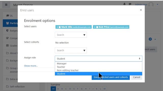 Add teachers and learners Admin Basics
